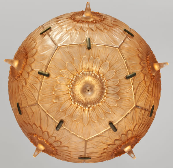 R. Lalique Passiflore Chandelier