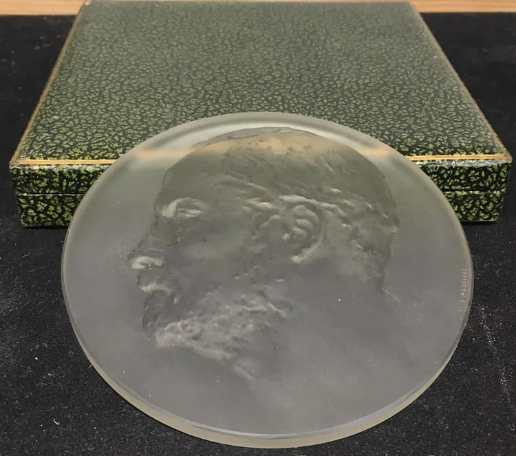 R. Lalique Pasteur Medallion