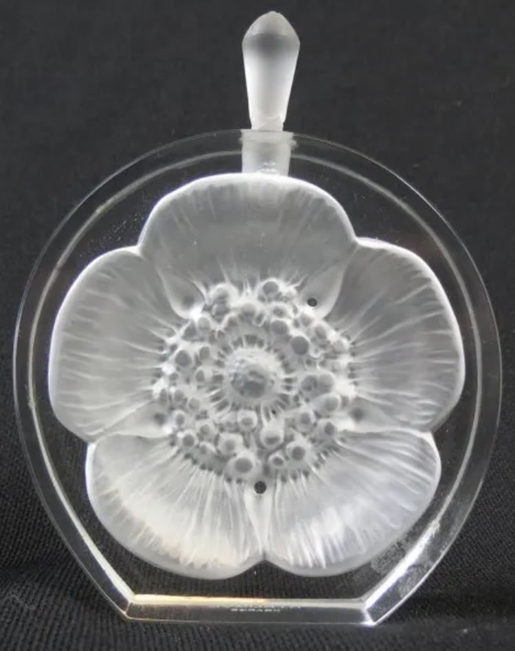 R. Lalique Pavot-2 Perfume Bottle