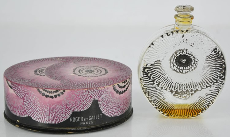 R. Lalique Pavots d'Argent Scent Bottle