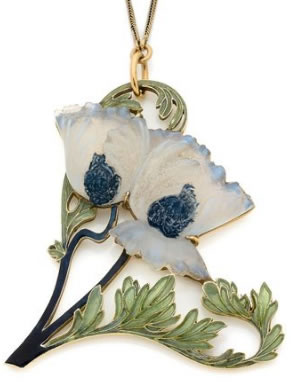 R. Lalique Pavots Pendant