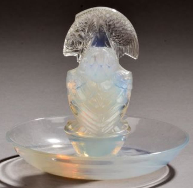 R. Lalique Pelican Ashtray