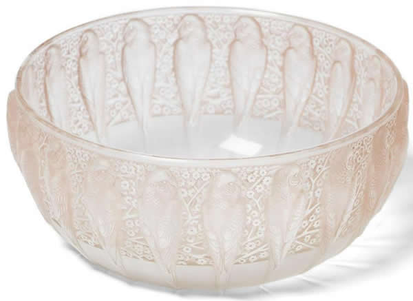 R. Lalique Perruches Bowl
