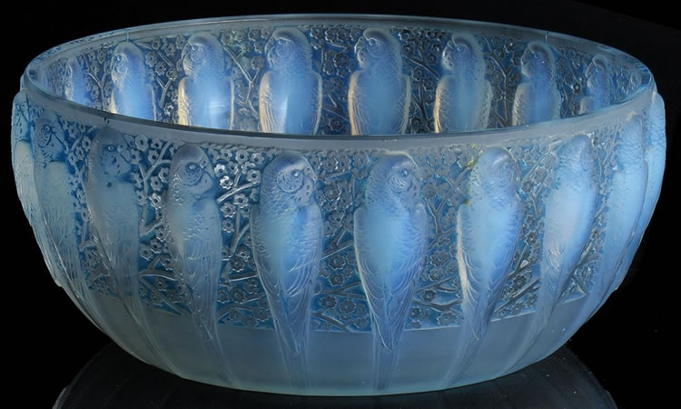 R. Lalique Perruches Bowl