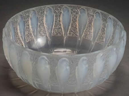 R. Lalique Perruches Bowl