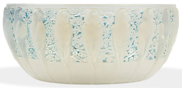 R. Lalique Perruches Bowl