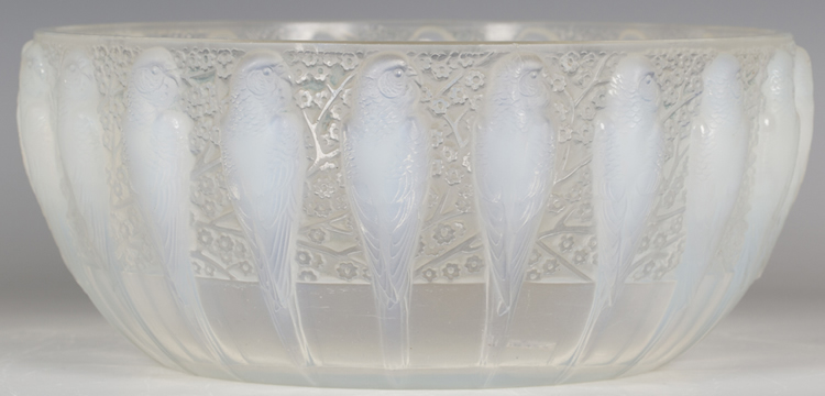 R. Lalique Perruches Bowl