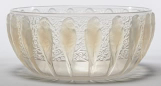 R. Lalique Perruches Bowl