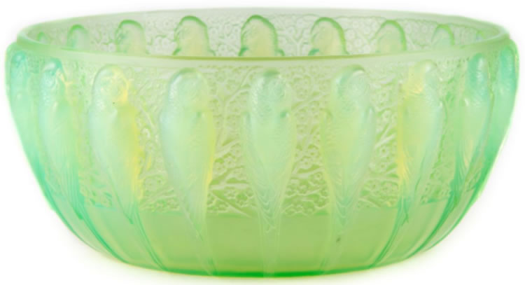 R. Lalique Perruches Bowl