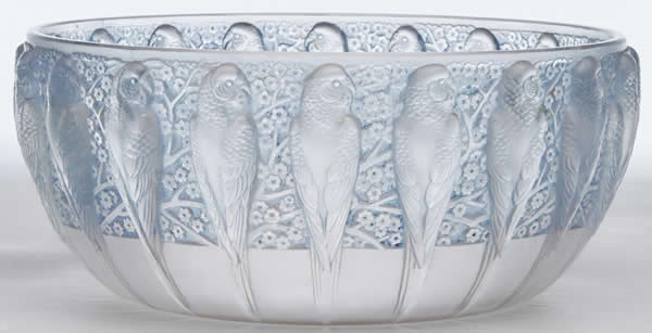 R. Lalique Perruches Bowl