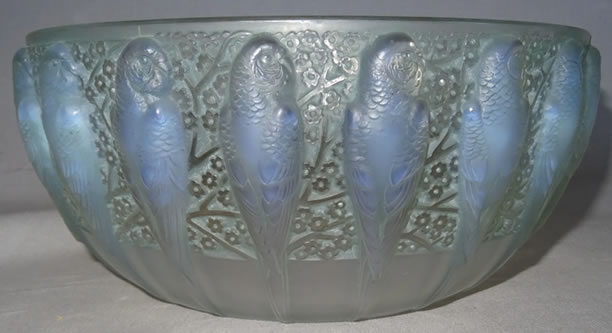 R. Lalique Perruches Bowl