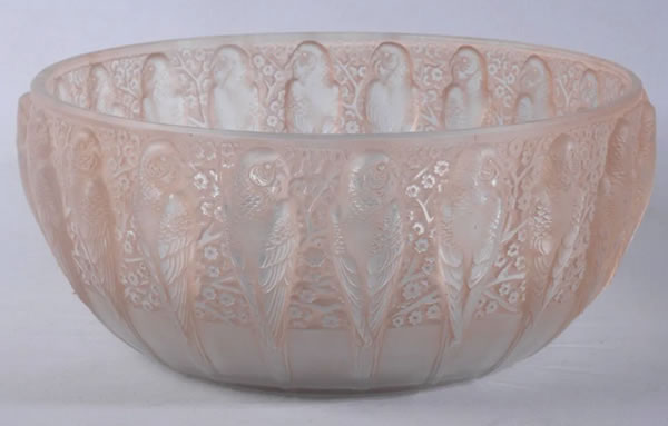 R. Lalique Perruches Bowl