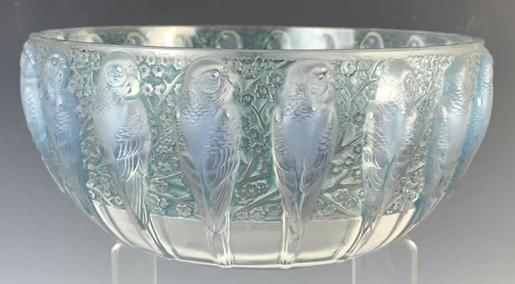 R. Lalique Perruches Bowl