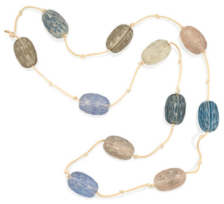 R. Lalique Petites Fleurs Necklace