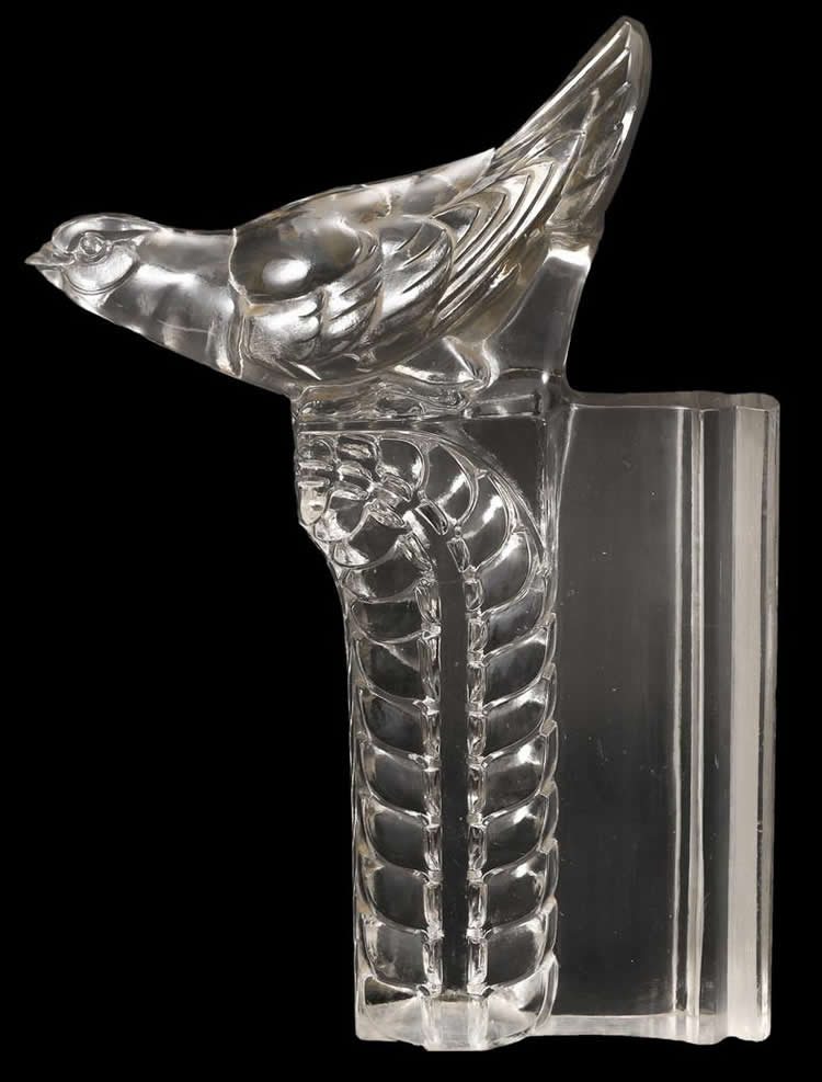 R. Lalique Pigeon-2 Fountain Element
