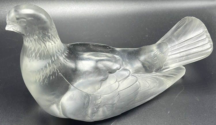 Rene Lalique Pigeon Liege Decoration