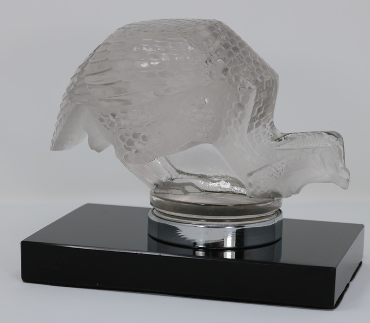 R. Lalique Pintade Bookend