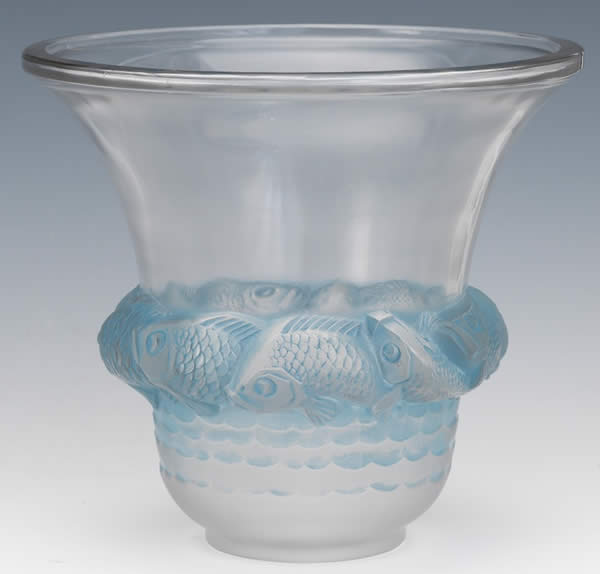 R. Lalique Piriac Vase