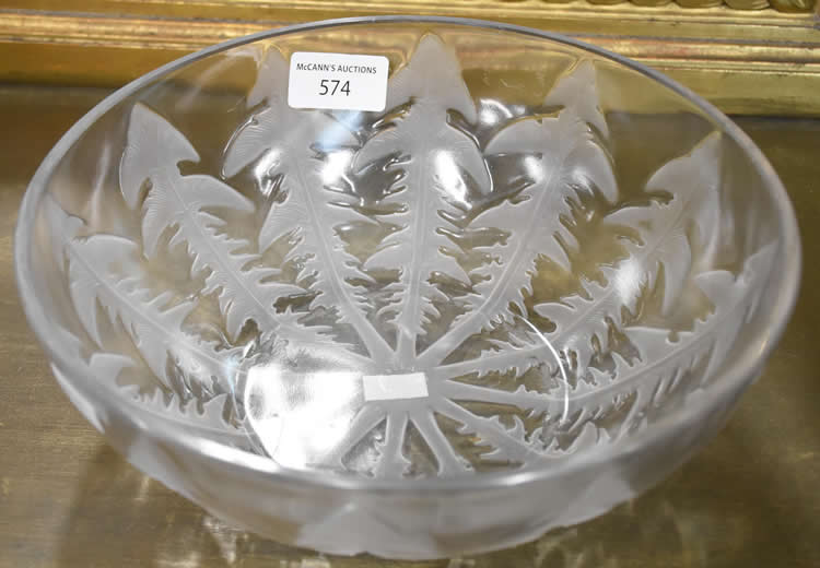 R. Lalique Pissenlit Bowl