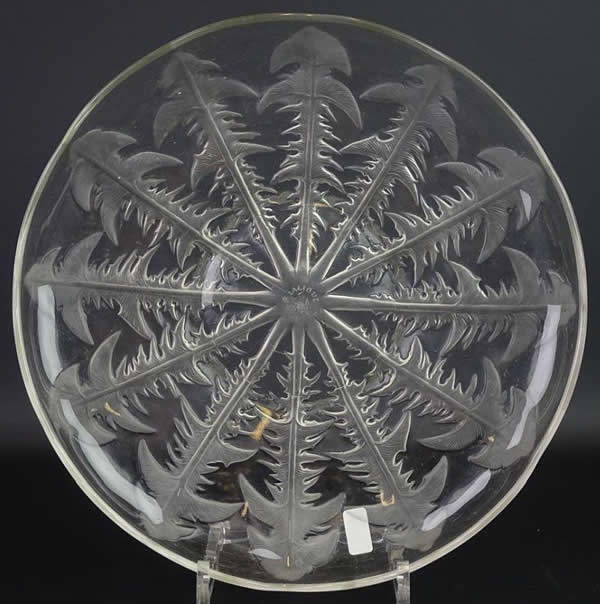 R. Lalique Pissenlit Plate