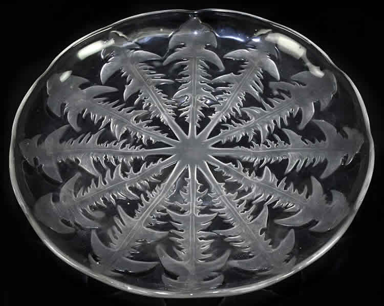 R. Lalique Pissenlit Plate