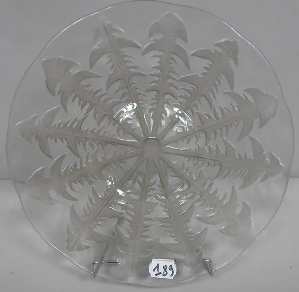 Rene Lalique Pissenlit Plate 