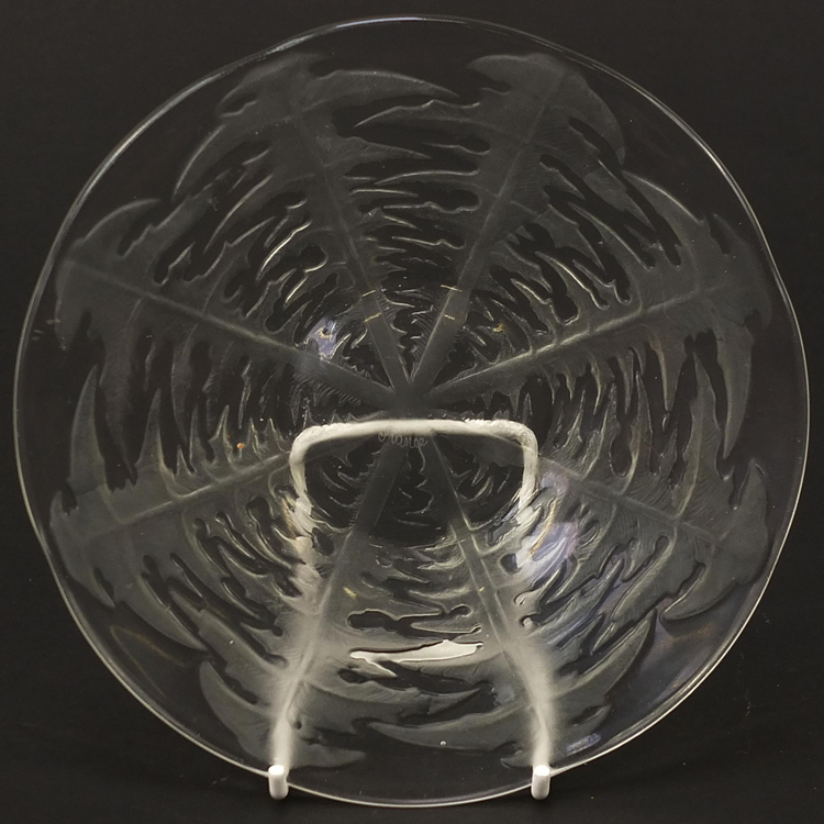 Rene Lalique Pissenlit Plate 