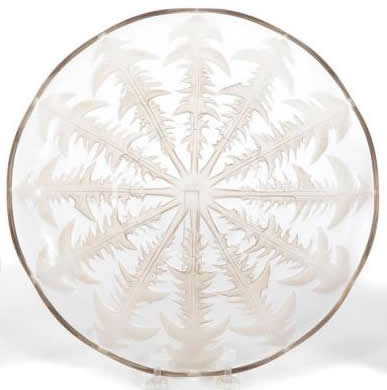 R. Lalique Pissenlit Plate