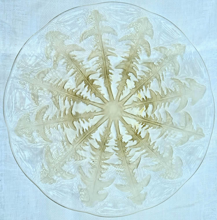 Rene Lalique Pissenlit Plate 