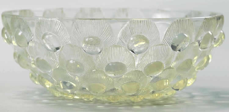 Rene Lalique Plumes De Paon Bowl 