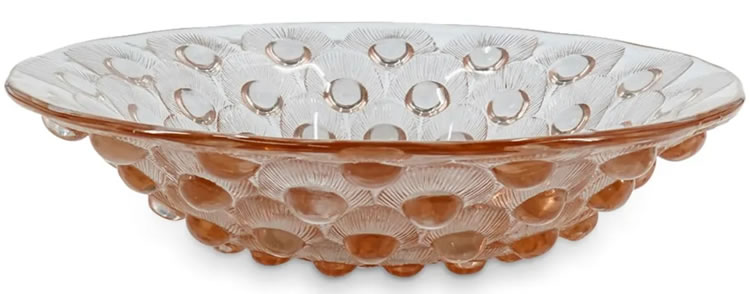 R. Lalique Plumes De Paon Coupe