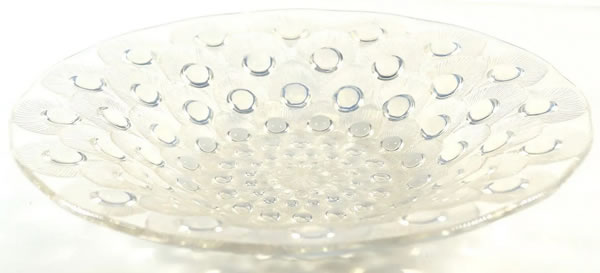 R. Lalique Plumes De Paon Coupe Ouverte