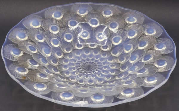 R. Lalique Plumes De Paon Coupe