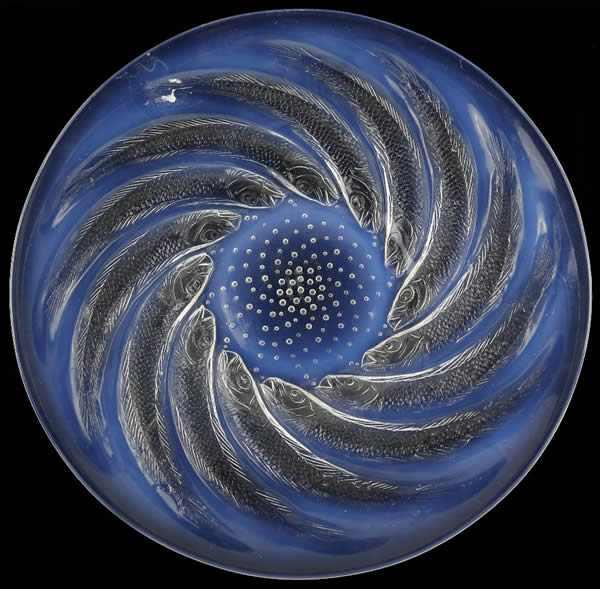 Rene Lalique Poissons Bowl 