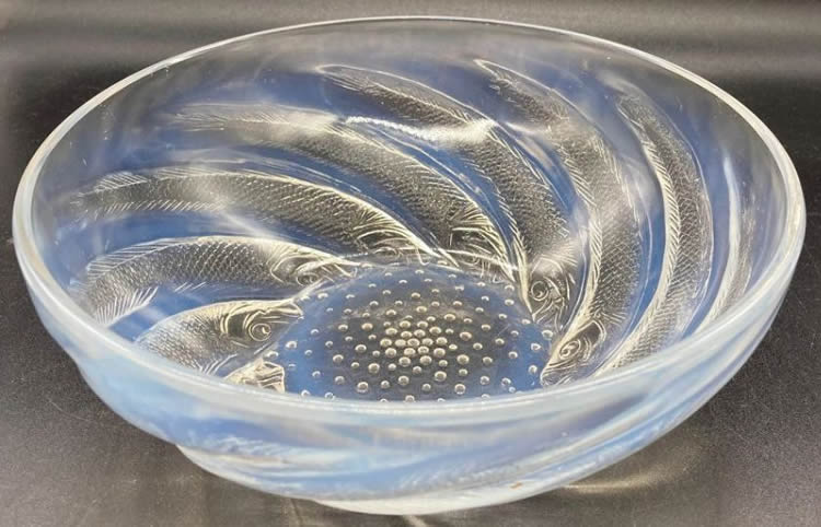 Rene Lalique Poissons Bowl 