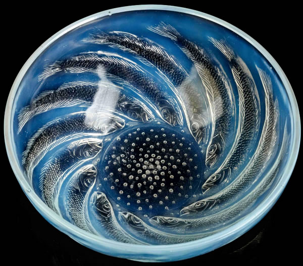 Rene Lalique Poissons Bowl 