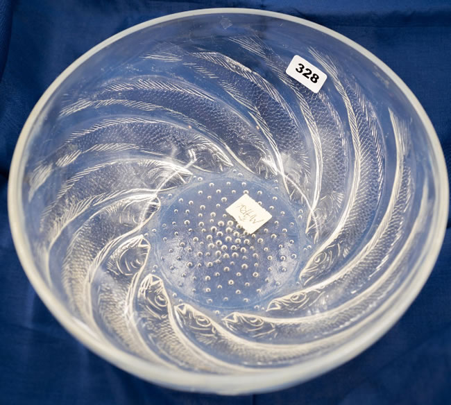 Rene Lalique Poissons Bowl 