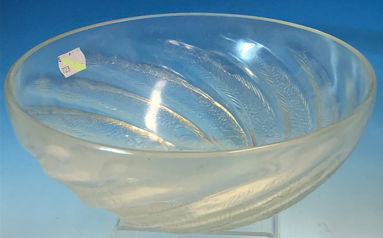 Rene Lalique Poissons Bowl 