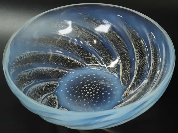 Rene Lalique Poissons Bowl 