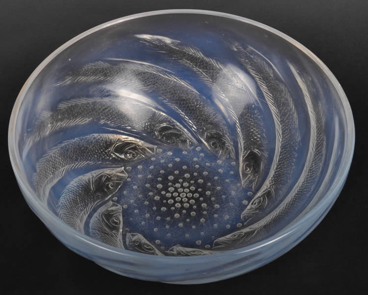 R. Lalique Poissons Bowl