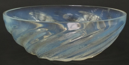 Rene Lalique Poissons Bowl 