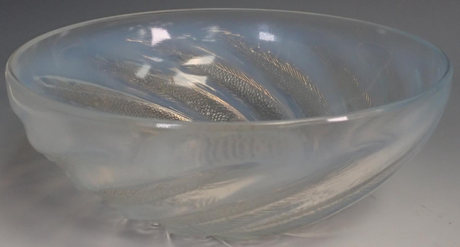 Rene Lalique Poissons Bowl 