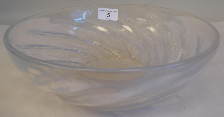 Rene Lalique Poissons Bowl 