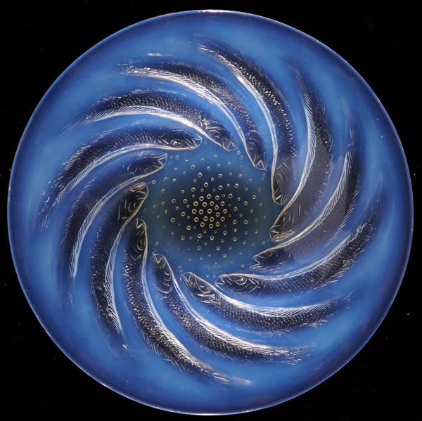 Rene Lalique Poissons Bowl 