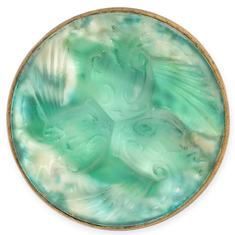 R. Lalique Poissons Brooch