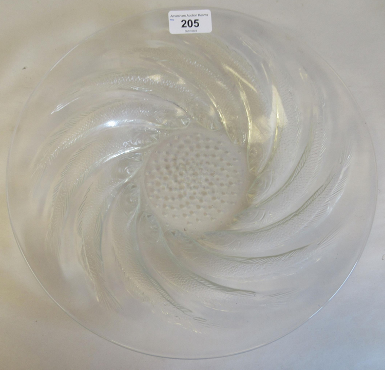 Rene Lalique Poissons Coupe 