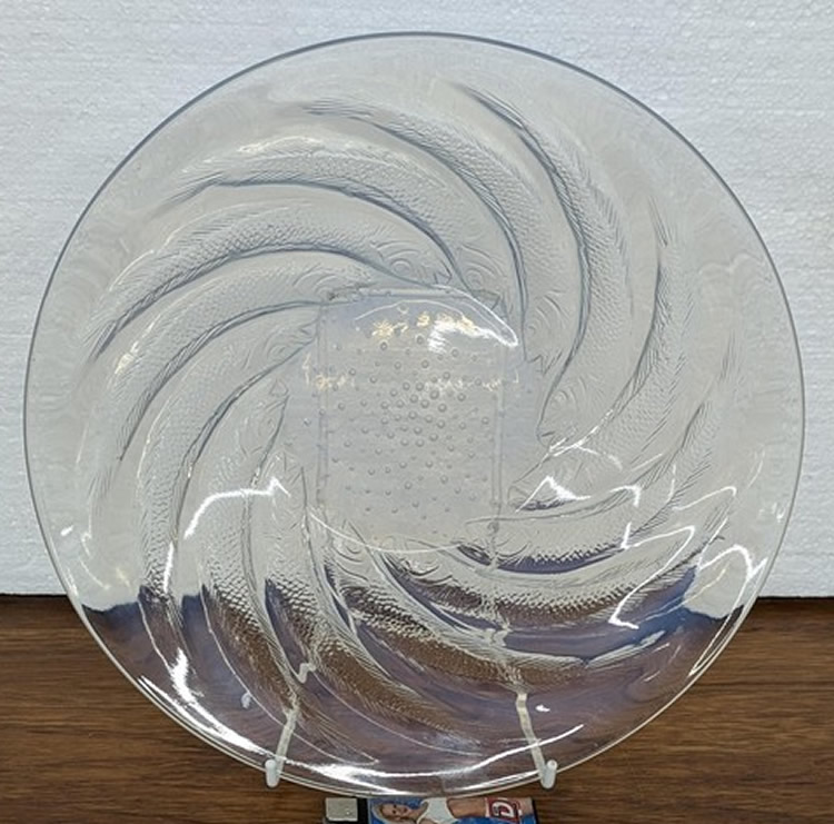 Rene Lalique Poissons Plate 