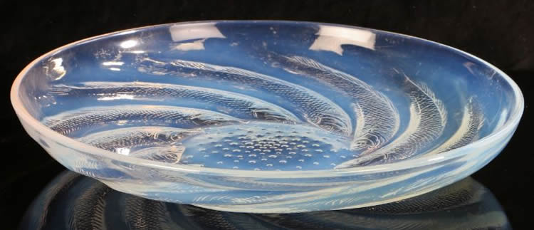 Rene Lalique Poissons Plate 