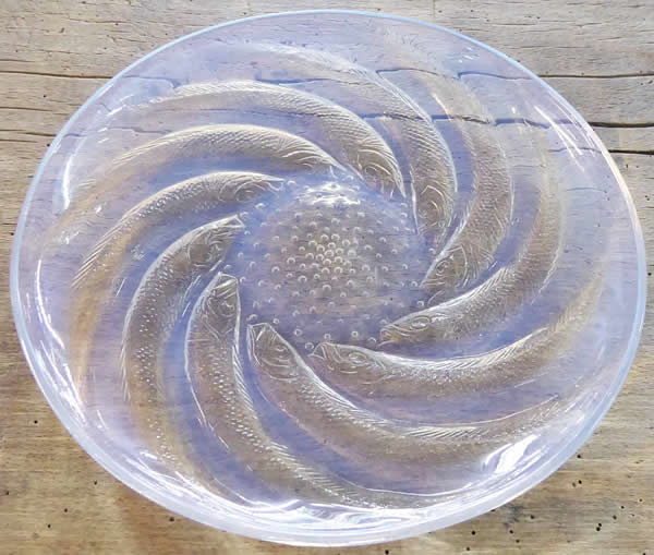 Rene Lalique Poissons Plate 