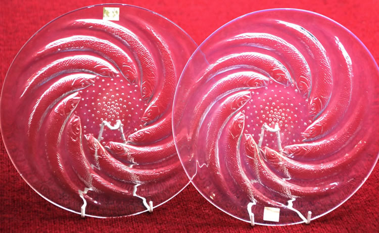 R. Lalique Poissons Plate
